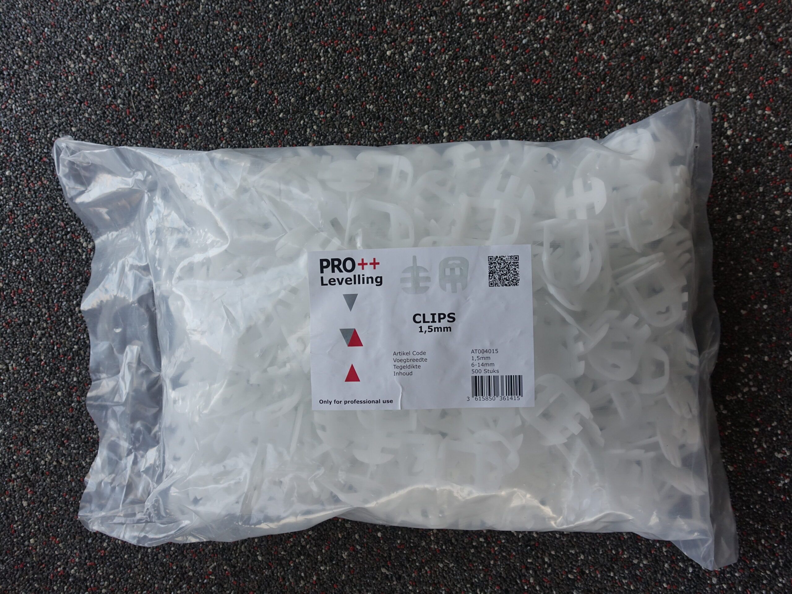 Pro++ Tegel Levelling Clips 1,5mm 500st - Afbeelding 4